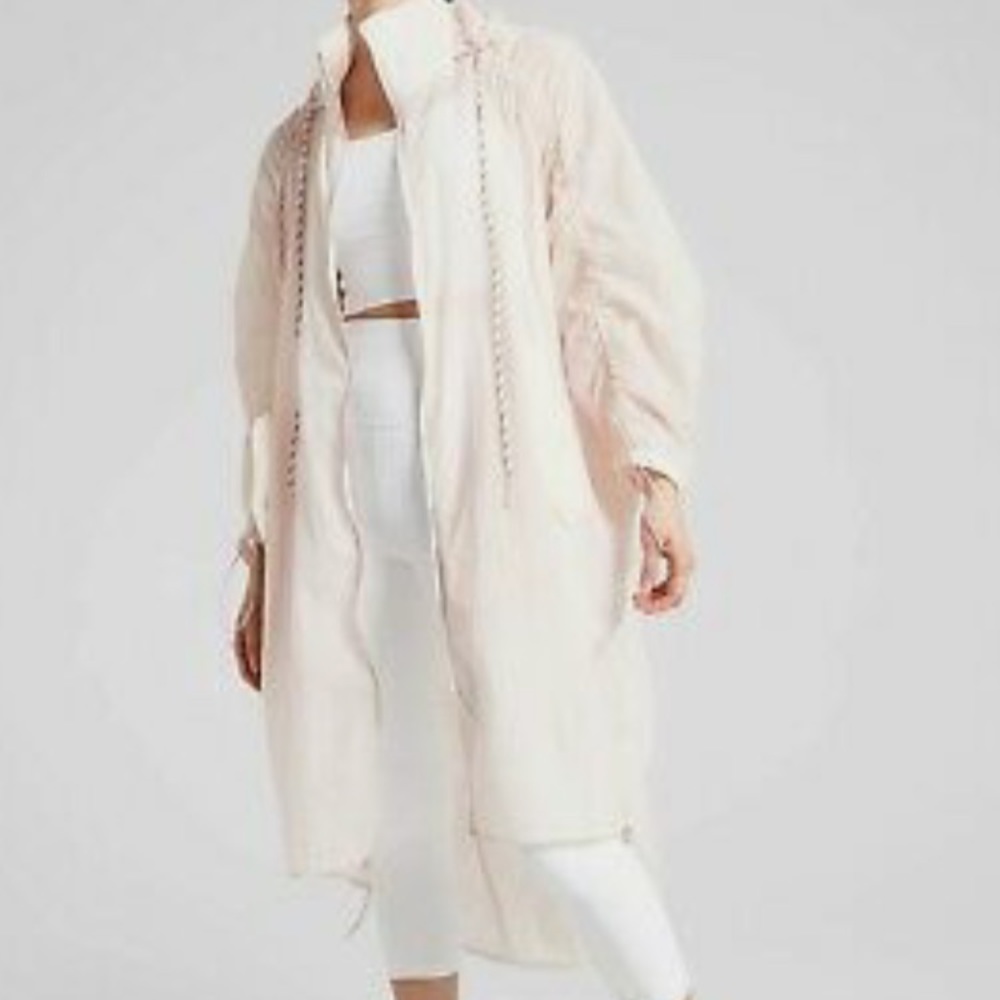 - Athleta canopy Parachute Jacket Long-Medium